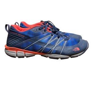 The North Face Women’s Blue/Orange Litewave Ampere Running Shoes Size 7